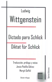 Dictado para Schlick. Diktat fr Schlick
