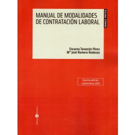 MANUAL DE MODALIDADES DE CONTRATACIN LABORAL 5 ED.                                  