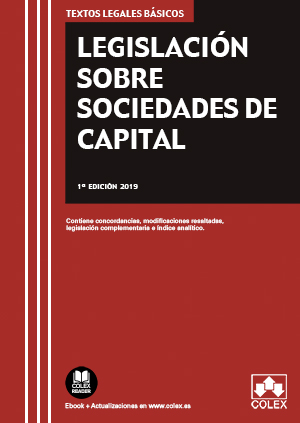 Legislacin sobre Sociedades de Capital 2019