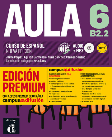 Aula Nueva Edicin 6 Premium libro del alumno + CD
