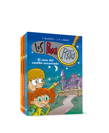 Pack Los BuscaPistas: El caso del castillo encantado | El caso del librero misterioso | El caso del robo de la Mona Louisa (Los BuscaPistas 1-3)