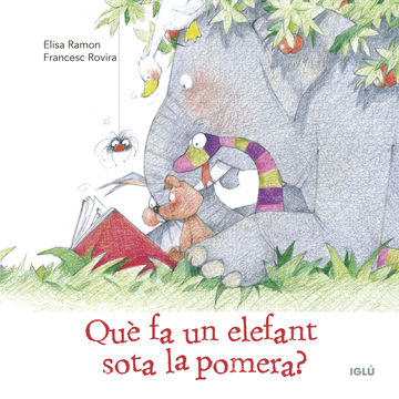 Qu fa un elefant sota la pomera?