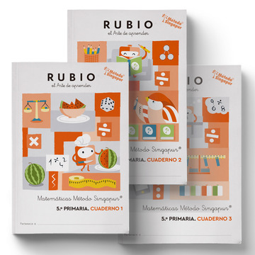 Matemticas Mtodo Singapur 5. Primaria RUBIO