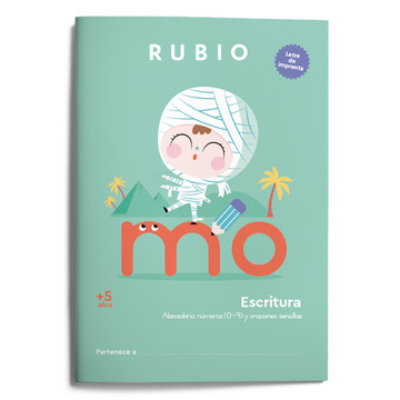 Escritura con letra de imprenta (+5 aos)