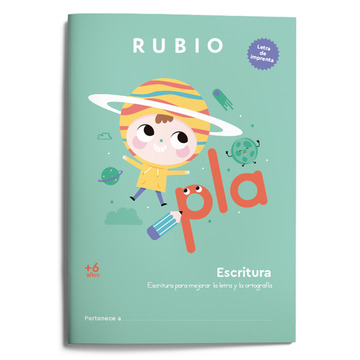 Escritura con letra de imprenta (+6 aos)