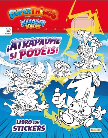 Libro de Stickers Superthings Kazoom Kids - Espaa