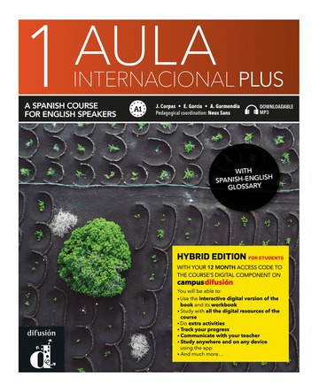 Aula Internacional Plus 1 Edicin Hbrida. Edicin Inglesa