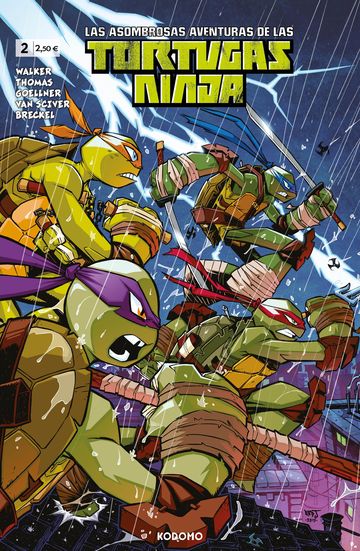 Las asombrosas aventuras de las Tortugas Ninja nm. 02