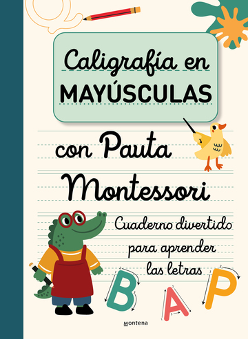 Caligrafa en maysculas con pauta Montessori