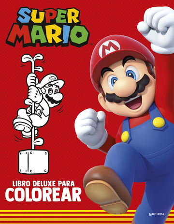 Super Mario: libro deluxe para colorear (Coleccin Super Mario)