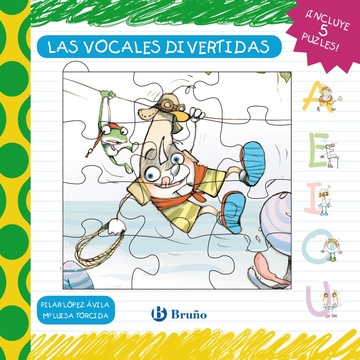 Las vocales divertidas - libro puzle 