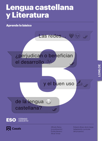 Aprende lo bsico. Lengua castellana y Literatura 3 ESO. LOMLOE