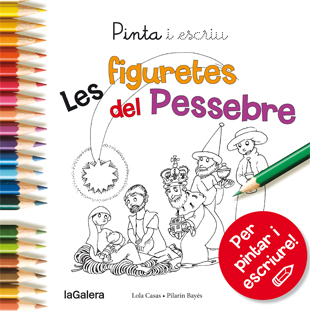 Pinta i escriu les figuretes del pessebre