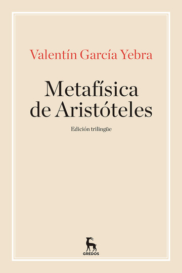 Metafisica de aristoteles  edicion trilingue