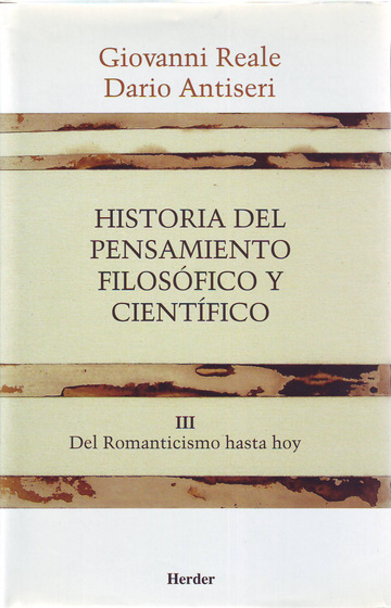 Historia del pensamiento filosfico y cientfico