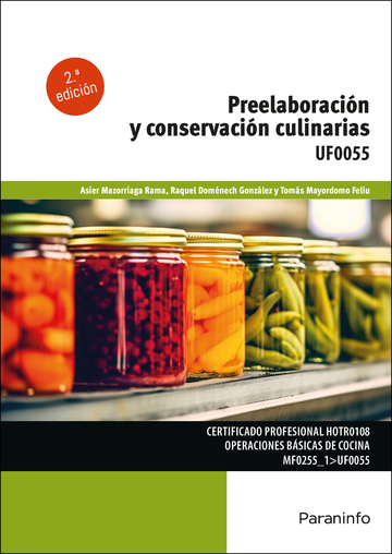 Preelaboracin y conservacin culinarias