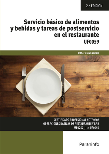 Servicio bsico de alimentos y bebidas y tareas de postservicio en el restaurante