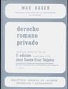 Derecho Romano Privado