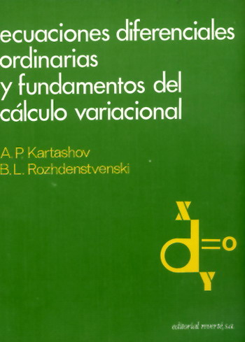 Ecuaciones diferenciales ordinarias y fundamentos de clculo variacional
