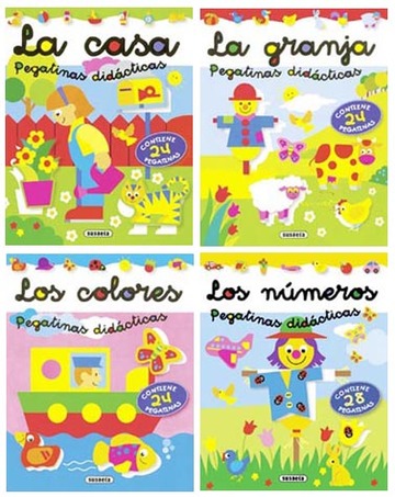 Pegatinas didcticas (4 ttulos)