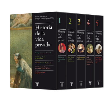 Historia de la vida privada (edicin estuche con los 5 volmenes)