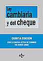 Ley Cambiaria y del Cheque