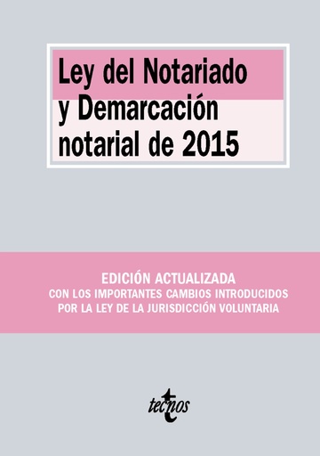 Ley del notariado y demarcacin notarial de 2015