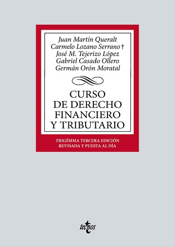 Curso de derecho financiero y tributario 33 ed. 2022