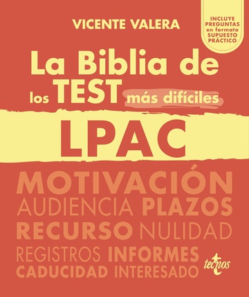 La BIBLIA de los Test ms difciles de la LPAC