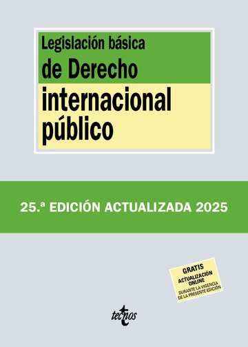 Legislacin bsica de Derecho Internacional pblico. 25 Edicin actualizada 2025
