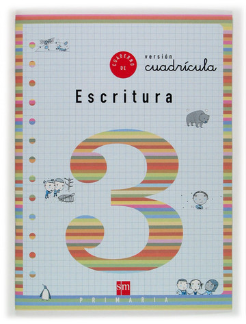 Cuaderno escritura 3  cuadrcula