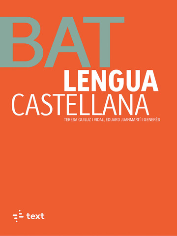 Lengua castellana. batxillerat