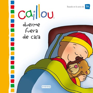 Caillou duerme fuera de casa