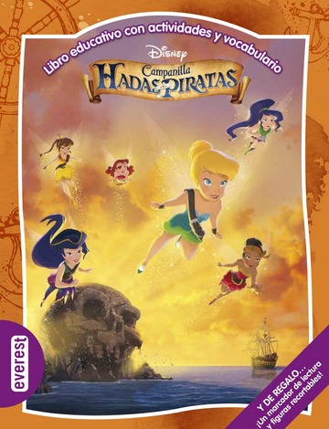 Campanilla. Hadas y piratas. Libro educativo con actividades y vocabulario