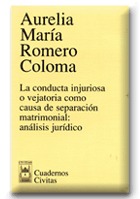 La Conducta Injuriosa o Vejatoria Como Causa de Separacin Matrimonial