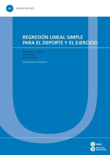 Regresin lineal simple para el deporte y el ejercicio