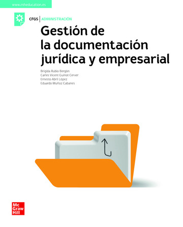 LA Gestion de la documentacion juridica y empresarial. GS