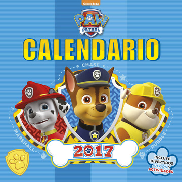Calendario paw patrol 2017 