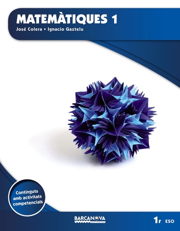 Matemtiques 1r ESO. Llibre de l'alumne