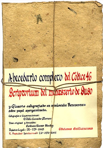 Abecedario completo del codice 46