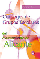 Conserjes Grupos Escolares Ayuntamiento de Alicante. Temario Test