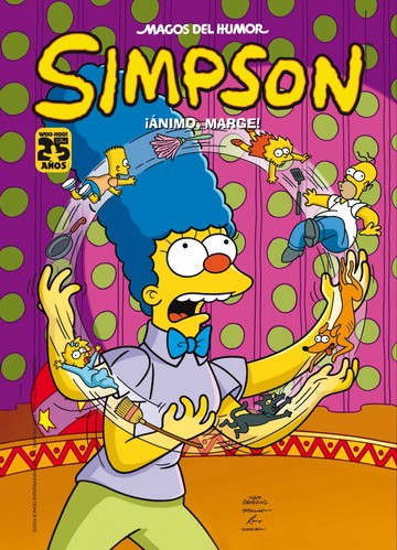 Magos del humor simpson n?44. ??nimo, marge! de matt groening