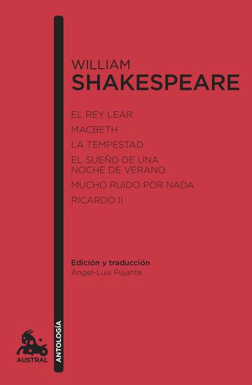 William shakespeare. antologa 