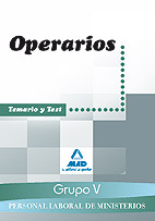Personal Laboral Ministerios (Grupo V). Operarios. Temario y Test