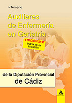 Auxiliares de Enfermera en Geriatra de la Diputacin Provincial de Cdiz. Temario