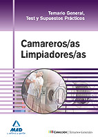 Camareros/as Limpiadores/as. Temario General, Test y Supuestos Prcticos