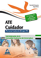 ATE Cuidador de la Junta de Extremadura. Personal Laboral. Test Temario Especifico