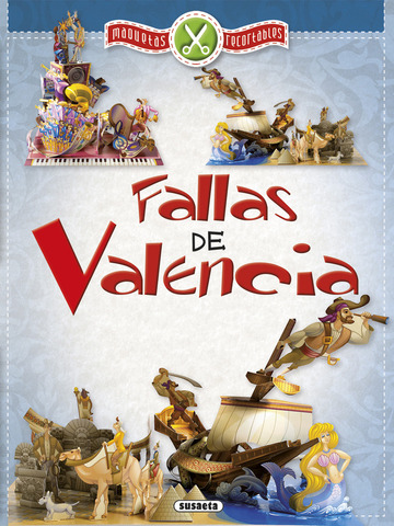 Fallas de Valencia, maqueta recortable
