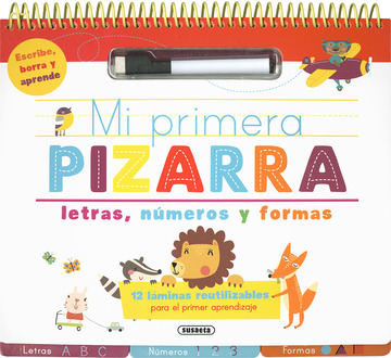 Mi primera pizarra de letras, nmeros y formas