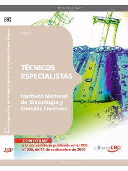 Tcnicos Especialistas del Instituto Nacional de Toxicologa y Ciencias Forenses. Test